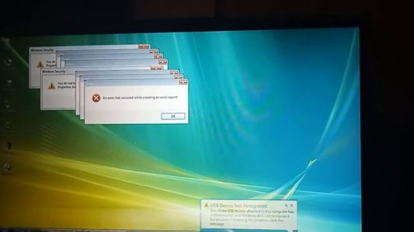 Windows vista crazy error Full