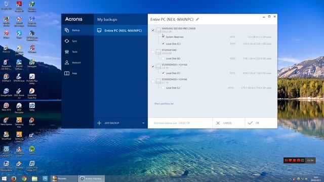 Acronis True Image 2015 Info ON Program & Setting It UP смотреть онлайн
