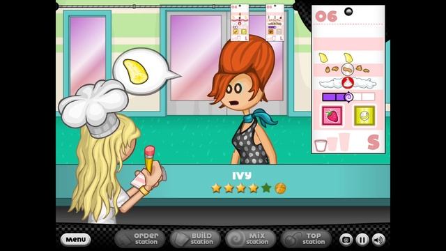 Papa's Freezeria HD - All Mixables Unlocked смотреть онлайн