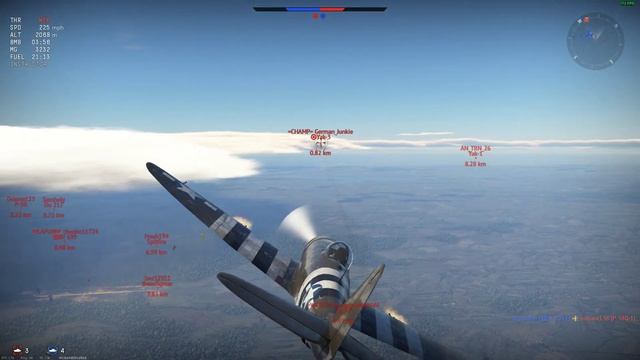 Fuck Boi in Yak thinks he will win a head-on with P-47 смотреть онлайн