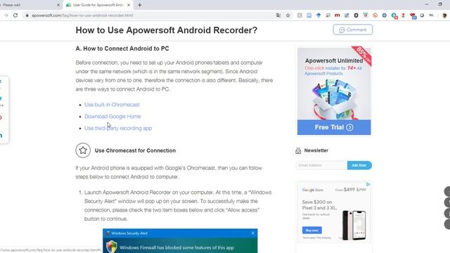 Comment afficher l' ecran de votre smartphone sur le PC avec Apowersoft смотреть онлайн