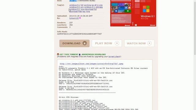 Windows 8.1 : How to get Activated Version (Download link) смотреть онлайн