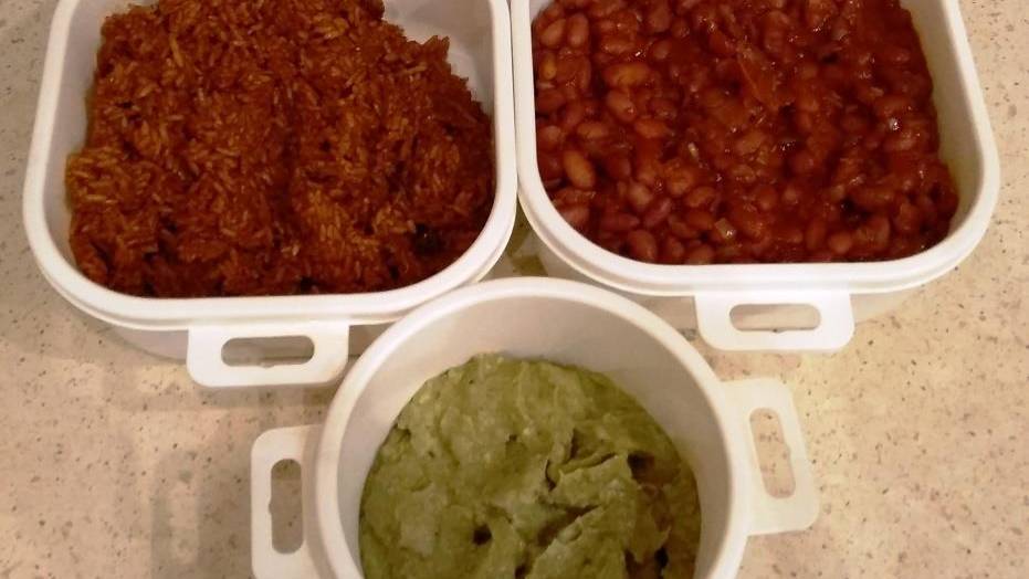 Красная фасоль в томате красный мексиканский рис соус гуакамоле заготовки для бурито смотреть онлайн