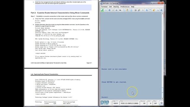 NETLAB Intro labs. смотреть онлайн