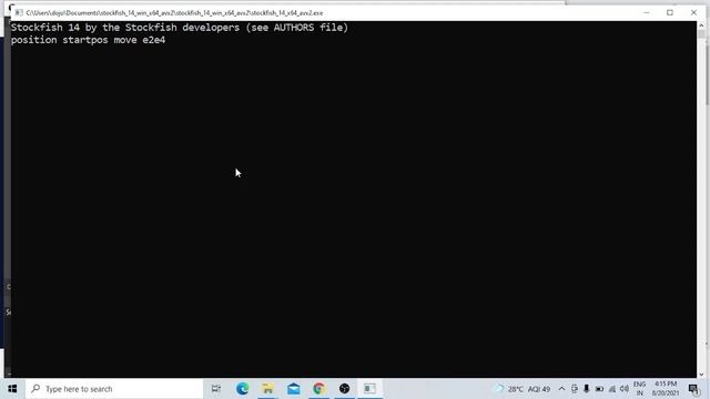 Running stockfish 14 command line mode смотреть онлайн