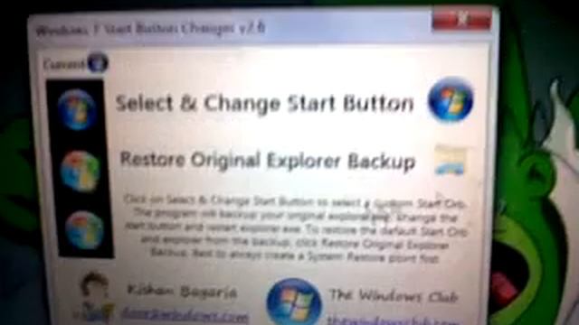 change your windows start button (windows 7 only) tutorial. смотреть онлайн