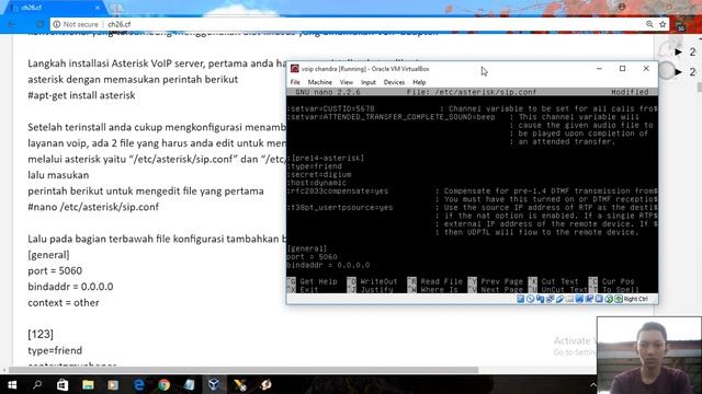 INSTALASI VOIP SERVER DI DEBIAN 7 DENGAN ASTERISK смотреть онлайн