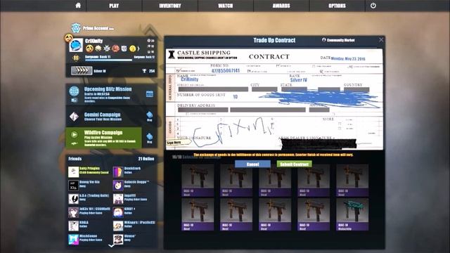 CS:GO Dragon King FT Trade Up (Unexpected) смотреть онлайн