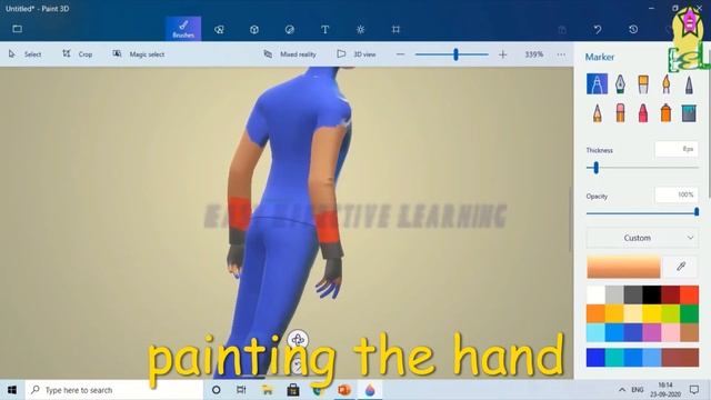 paint 3D¦¦Tutorial ¦¦3D image drawing ¦¦Ash Ketchum drawing¦¦windows 10 смотреть онлайн