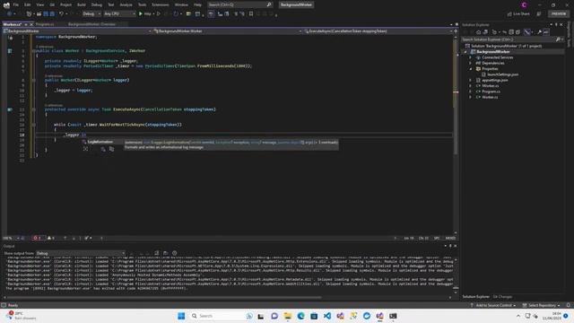 Background Service: Web API .Net Core C# смотреть онлайн