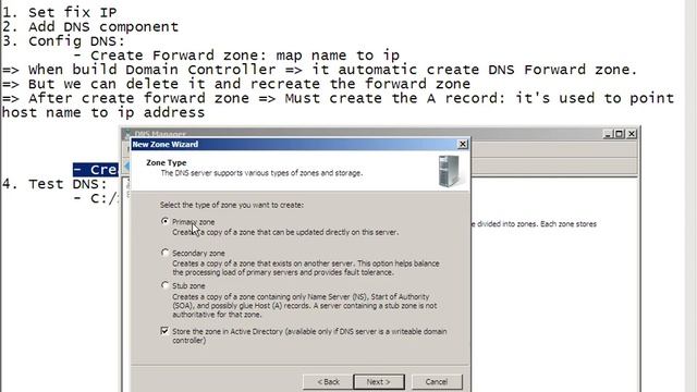 Configure DNS Server in Windows Server 2008 смотреть онлайн