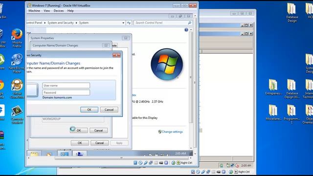 Adding a Windows 7 Virtual Machine to a Domain смотреть онлайн