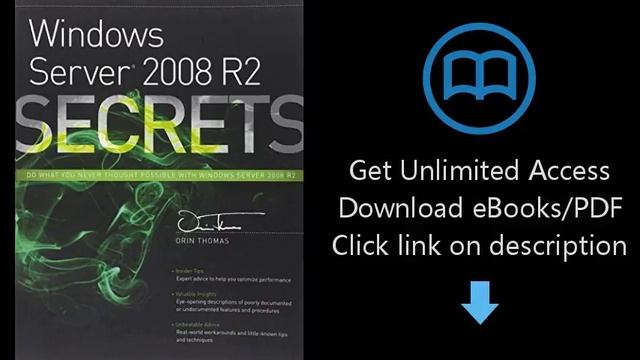 Download Windows Server 2008 R2 Secrets [P.D.F] смотреть онлайн