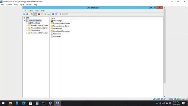Install and Configure DNS server on Windows Server 2012 on VirtualBox смотреть онлайн