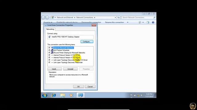 How to assign a static IP Address in Windows 10 смотреть онлайн