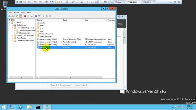 How to install Active Directory AD Domain Services in Windows server 2012 R2 | Khmer Language смотреть онлайн