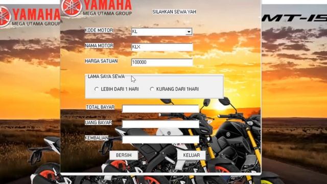 VIDEO PROGRAM RENTAL SEWA MOTOR DI APLIKASI DELPHI 7 смотреть онлайн