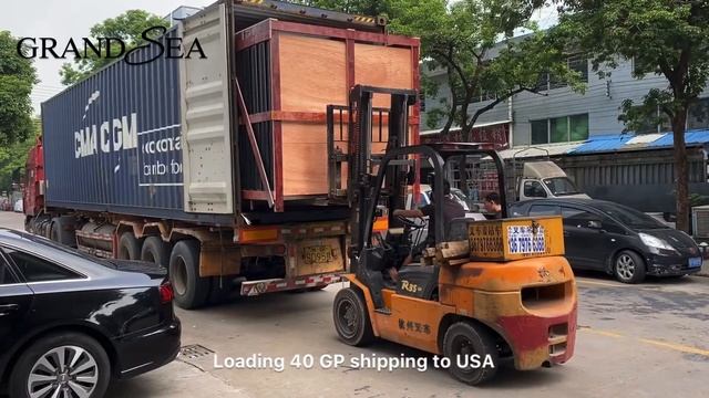 Loading 40 GP aluminum windows and doors to USA смотреть онлайн