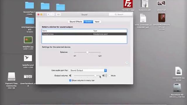 Preferências do sistema - Som Mac El Capitan смотреть онлайн