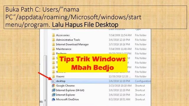 AMPUH!!!, Menghilangkan Desktop ketika windows baru menyala смотреть онлайн