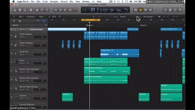 LOGIC PRO X Lesson 16B 0f 105:Key Commands смотреть онлайн