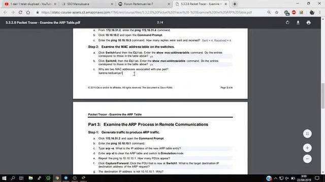 5 3 2 8 Packet Tracer - Examine the ARP Table #ProdiTIUMB смотреть онлайн