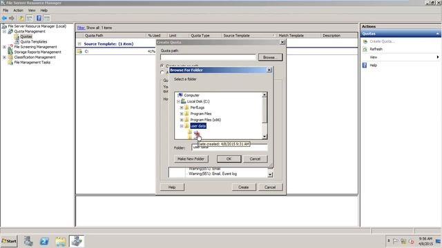 How to create fsrm on Server смотреть онлайн