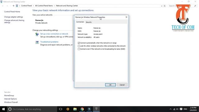 How to Find your WiFi Password Windows 10 !!! BY "TECH OF COM","techofcom". смотреть онлайн