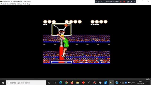 Pat Riley Basketball - Master System Sega - PolyBlast v1 emulator - test Windows 10 смотреть онлайн