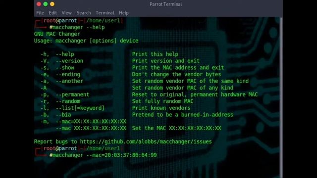 طريقة تغير عنوان mac adresse ب استخدام أداة macchanger смотреть онлайн