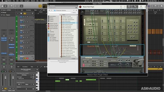 Getting Creative with the Reason Rack in Logic Pro X смотреть онлайн