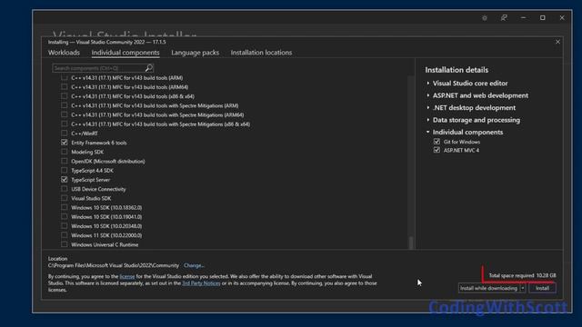 Install Visual Studio Community Edition 2022 смотреть онлайн