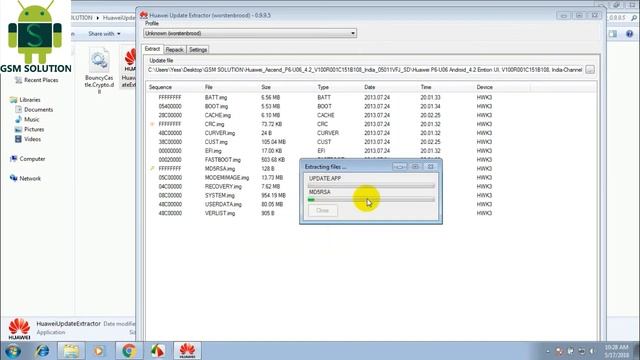 How To Huweai Stock Rom (UPDATE.APP) Extract To Img File. смотреть онлайн