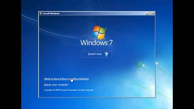 Windows 7 Installing Windows 7 смотреть онлайн