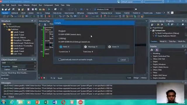 Control dan properties mengubah karakter teks (Delphi Rio /rad studio) смотреть онлайн