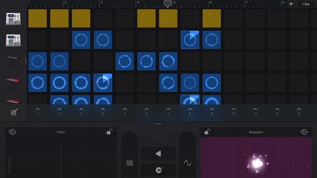 EDM Style live loop on GarageBand смотреть онлайн