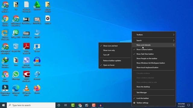 How to Enable or Disable News and Interests on Taskbar in Windows 10 смотреть онлайн