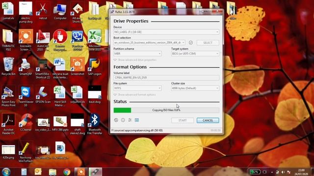 Cara Instal windows 10 melalui flash disk смотреть онлайн