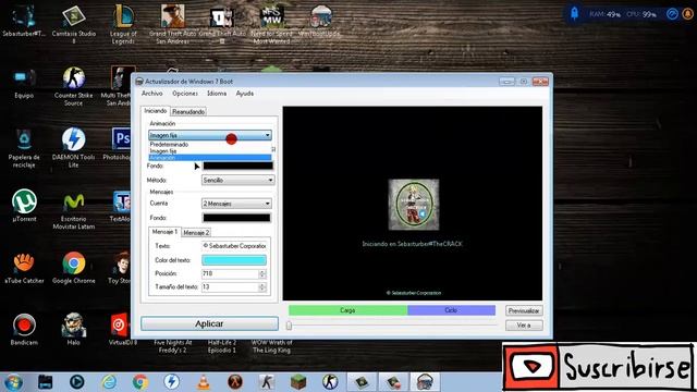 Como cambiar la skin de inicio en windows 7 смотреть онлайн