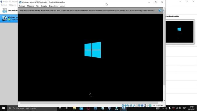Proceso de instalación Windows server 2019 en VirualBox смотреть онлайн