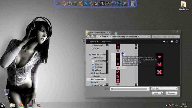 Como Alterar a Orb do Windows 7 смотреть онлайн