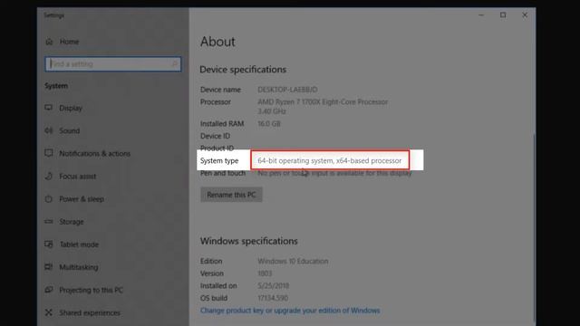 [Windows10] How to find windows version & system type смотреть онлайн