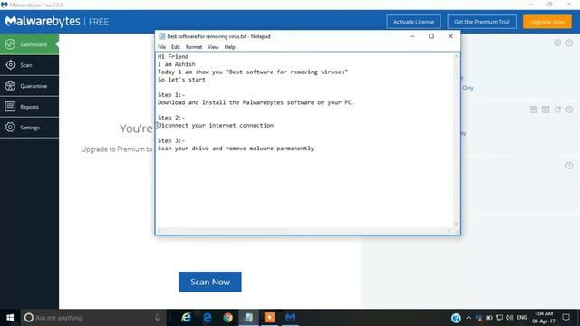Best software for removing viruses ||"Malwarebytes" смотреть онлайн