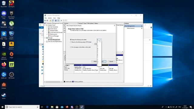 HOW TO CREATE A PARTITION (Windows 10) | UPDATE BIOS | UPDATE WINDOWS | CREATE NEW DRIVES - 11/10 смотреть онлайн