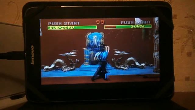 Mortal kombat 1 на DosBox Turbo 2.1.17(Lenvo Idea Tab A2107) смотреть онлайн
