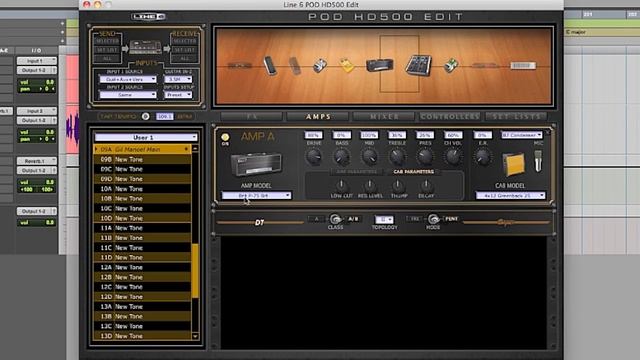 Line 6 POD HD500 - Lincoln Brewster / Marshall Style + PRESET