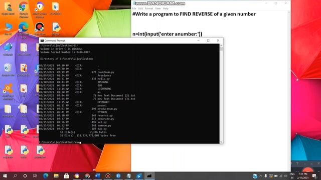 PYTHON:Program to Find REVERSE of a Given number/VL infotech смотреть онлайн