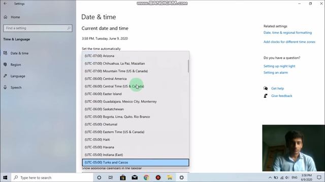 Windows 10 - Change Time Zone - Adjust Time and Date смотреть онлайн