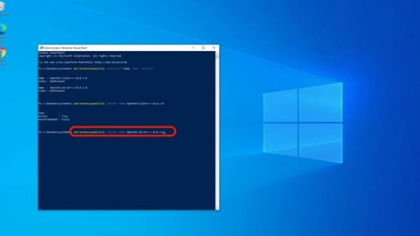 How To Install OpenSSH on Windows 10 using PowerShell