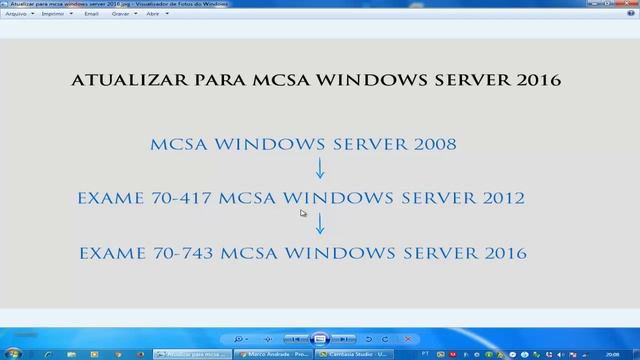 Certificação MCSA Windows Server 2016 Exame 70 740, exame 70 741, exame 70 742, exame 70 743 смотреть онлайн